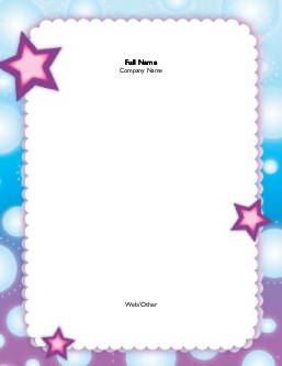 Bubbling with Stars Compact Note Pads
