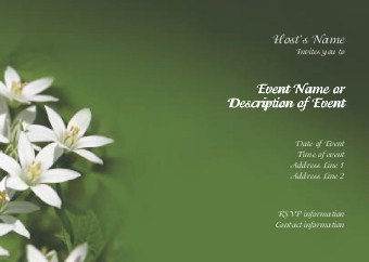 Growing with Love Postcard Invitation-Standard