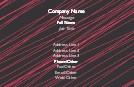 Party Lines Full Colour Magnetic Business Cards