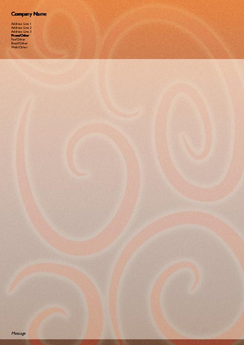 Rich Aroma A4 Letterhead