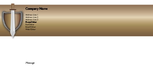 Sword Sense Full Colour Compliment Slips