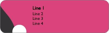 Curve Appeal Return Address Labels