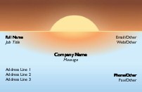 Happy Horizon Full Colour Magnetic Business Cards