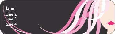 Lovely Lady Return Address Labels