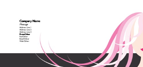 Lovely Lady Full Colour Compliment Slips