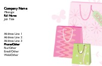Fab Bags Full Colour Business Cards