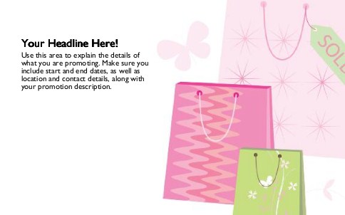 Fab Bags Full Colour Oversized Postcards