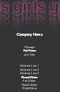 Fairer Gender Full Colour Business Cards