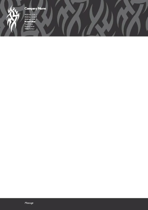 Permanent Cool A4 Letterhead