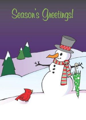 Hey, Cool Guy Vertical Christmas Cards