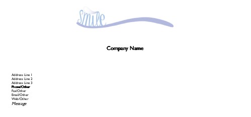 Keep it Clean Full Colour Compliment Slips
