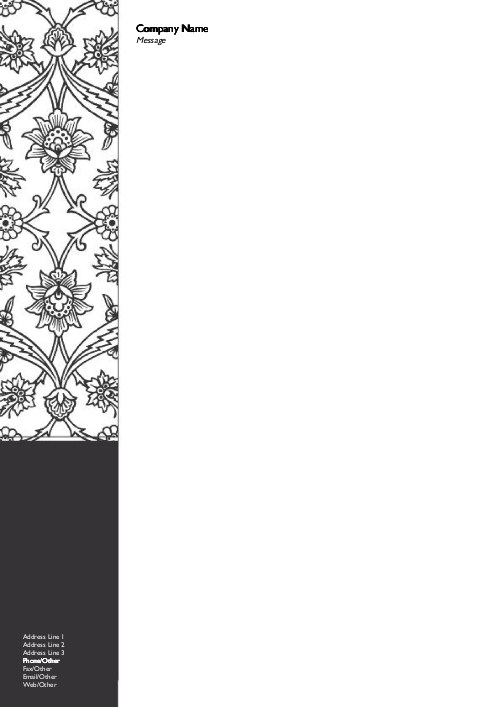 Rare Refinement A4 Letterhead