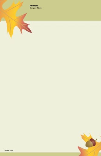 Autumn Burst Large Note Pads