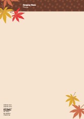 Fall Changes Everything A4 Letterhead