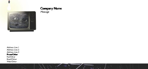 Somebody's Watching Full Colour Compliment Slips