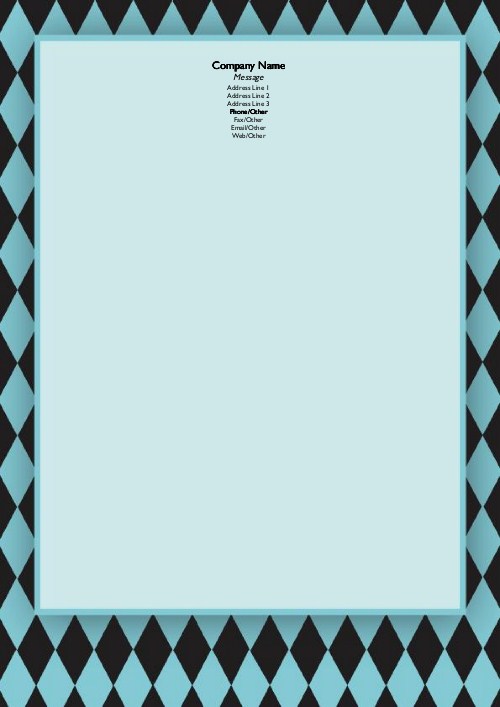 Harlequin A4 Letterhead