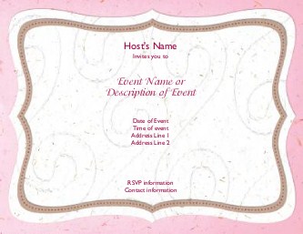 Love's Sweet Blush Hen Night Invitations
