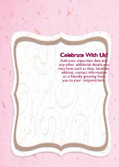 Love's Sweet Blush Standard Sized Save the Date Postcards