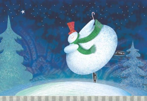 Moonlight Glide Personalised Christmas Cards