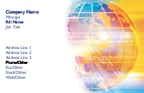 Global Power Recycled Business Cards