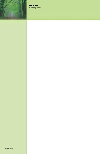 Green Forest Large Note Pads