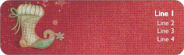 Overstuffed Stocking Return Address Labels