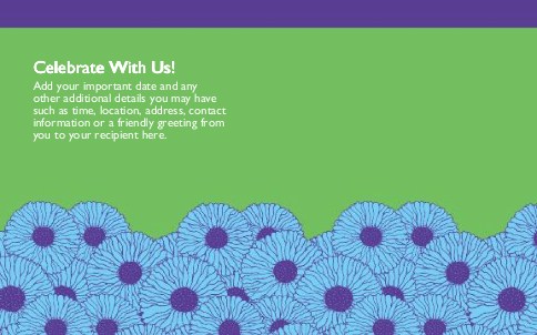 Love's New Bloom Oversized Save the Date  Postcards