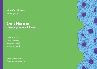 Love's New Bloom Postcard Invitation-Standard