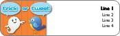 Twick or Tweet Return Address Labels