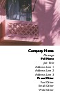 Hotel Balcony Full Colour Business Cards