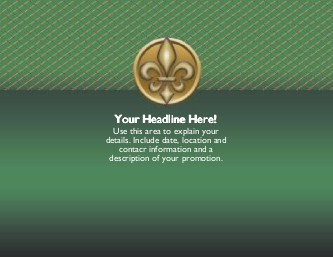 Latticed Fleur-de-lis Large Magnets