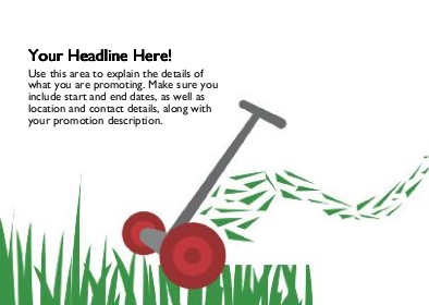 Mow it Down Full Colour Standard Sized Postcards
