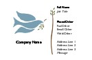 Olive  Branch Offering Recycled Business Cards
