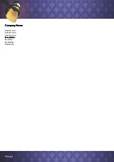 Snagging a Treat A4 Letterhead