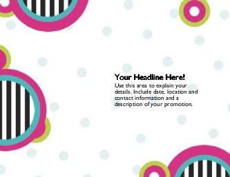 Striped Dots Large Magnets
