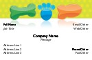 Virtual Pet Recycled Business Cards