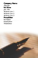 Writer's Style Recycled Business Cards
