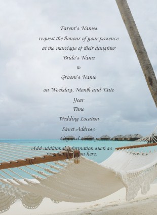 By the Beautiful Sea Wedding Invitations