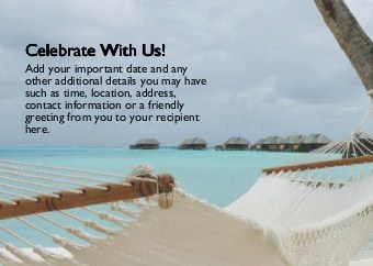 By the Beautiful Sea Standard Sized Save the Date Postcards
