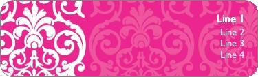 Elegant Pink Lace Return Address Labels