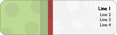 Festive Greetings Return Address Labels