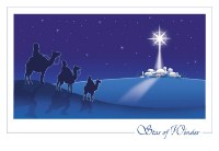 Star of Wonder Personalised Christmas Cards