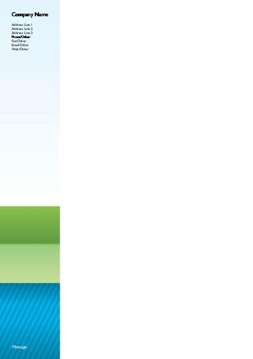 Party Line A4 Letterhead