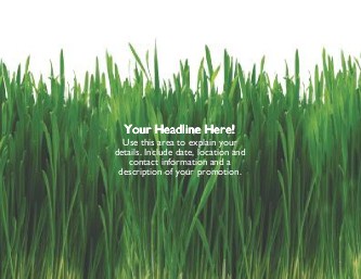 Tall Green Grass Large Magnets