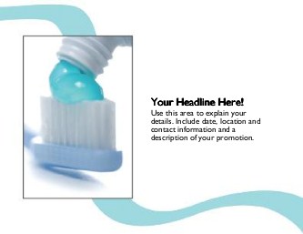 Toothpaste and Toothbrush Large Magnets