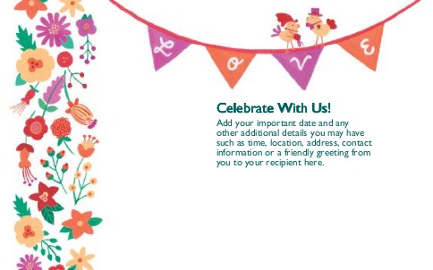 Tweet Love Oversized Save the Date  Postcards