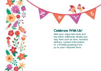 Tweet Love Standard Sized Save the Date Postcards