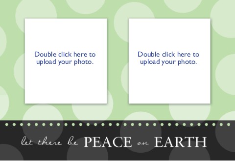 Christmas Dots Photo Christmas Cards