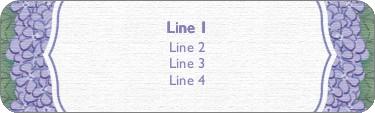 Life in Bloom Return Address Labels