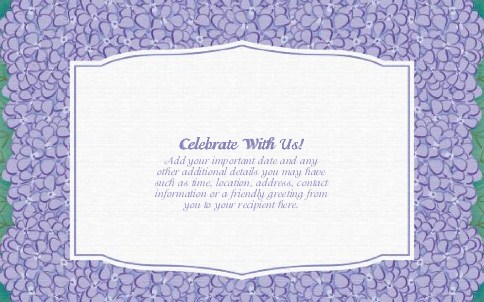 Life in Bloom Oversized Save the Date  Postcards